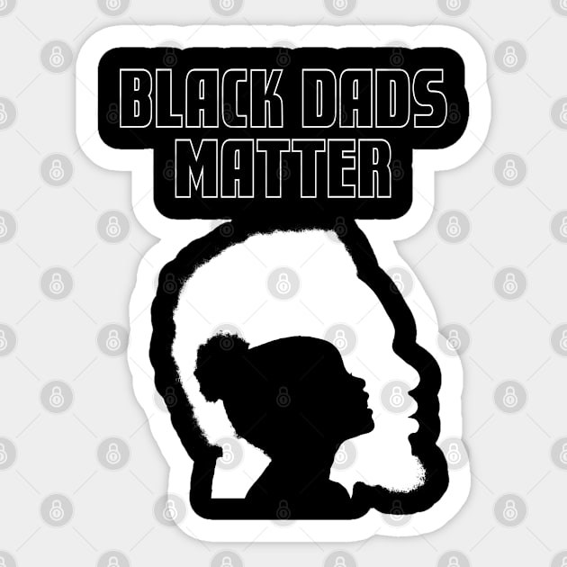 Black Dads Matter Sticker by Soul Searchlight